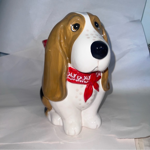 Pioneer Woman Utensil Crock Charlie Basset Hound - Picture 2 of 8